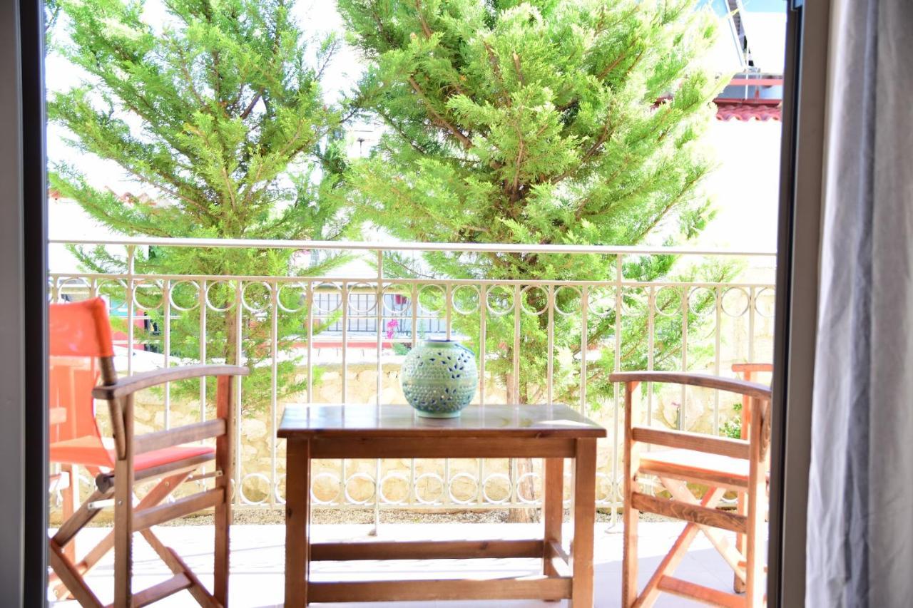 D'Angelos Apartments Karavomylos Dış mekan fotoğraf